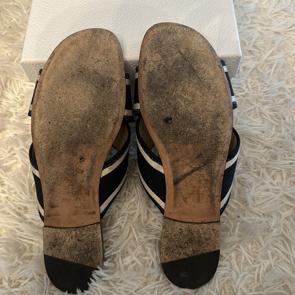 Christian Dior palms blue color size 7.5 slides - Picture 2 of 6